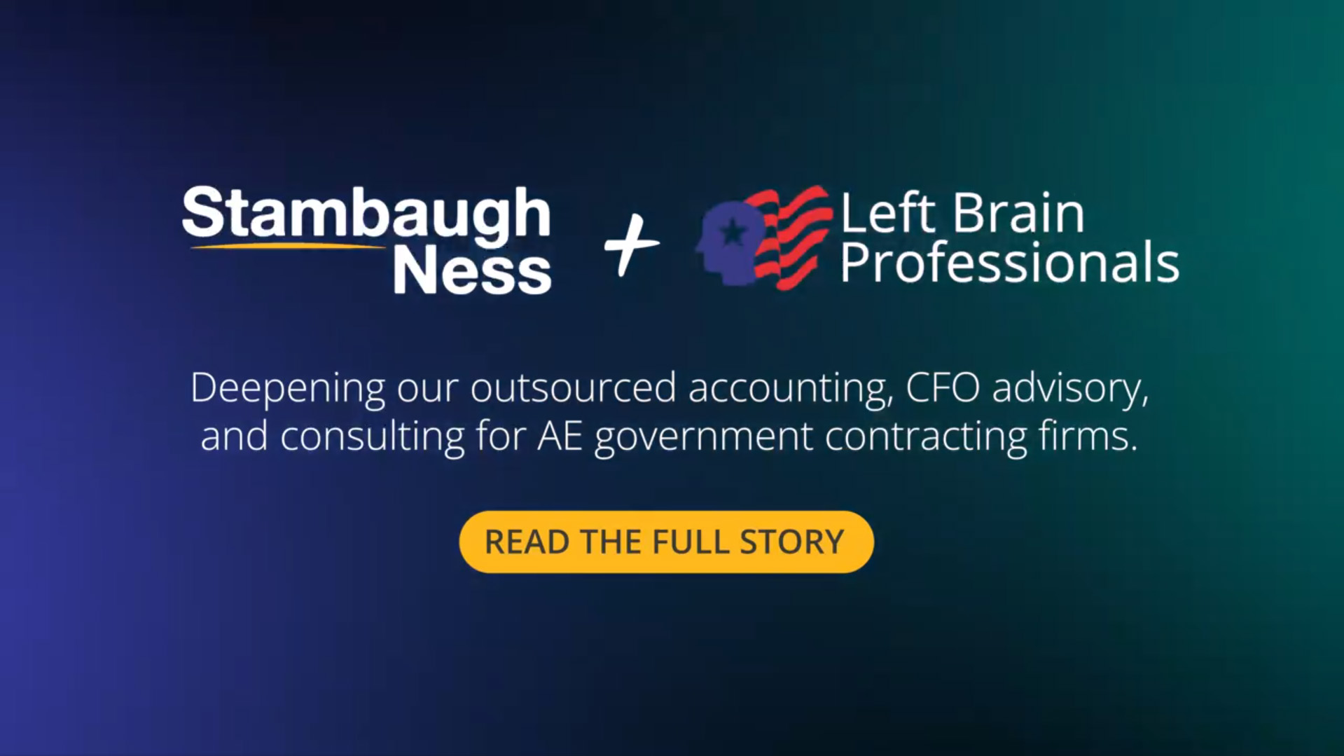 Left Brain Professionals Joins Stambaugh Ness